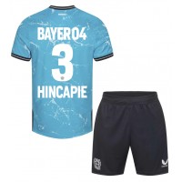 Bayer Leverkusen Piero Hincapie #3 3rd trikot Kinder 2023-24 Kurzarm (+ Kurze Hosen)